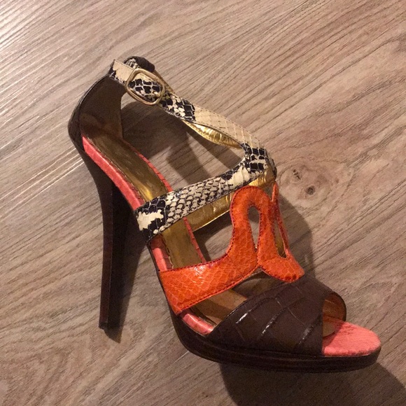 Bebe multi-print heel sandals - Picture 6 of 7